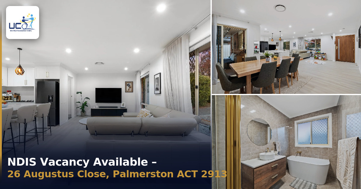 NDIS Vacancy Available – 26 Augustus Close, Palmerston ACT 2913